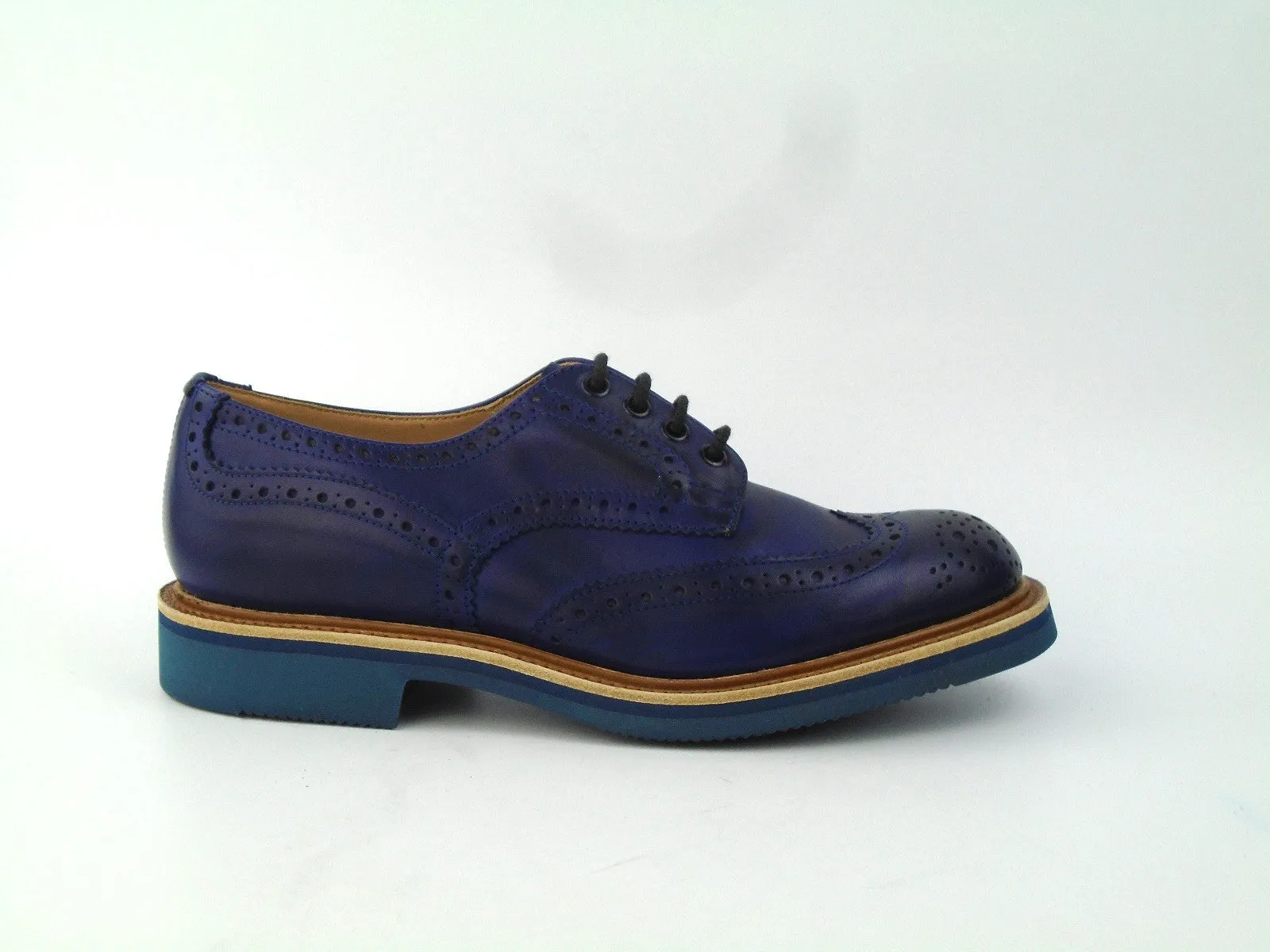 Bourton Country Shoe - Navy Funchal