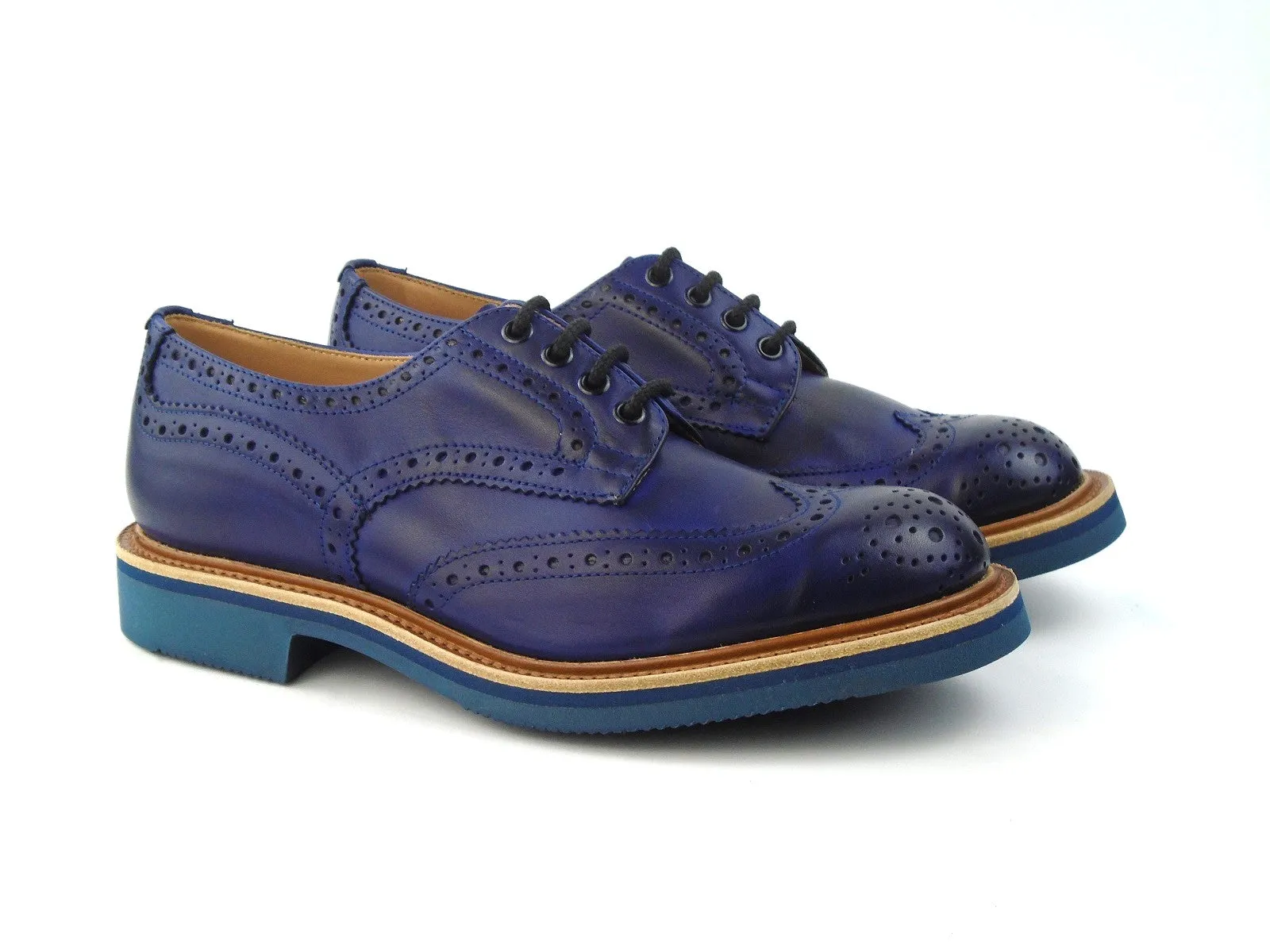 Bourton Country Shoe - Navy Funchal