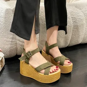 Comfortable Wedge Heel Summer Platform Sandals for Women