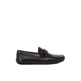 Ferragamo Peter Men's Driving Loafers Black.