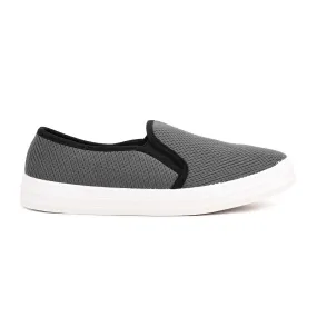 Grey Casual Slip Ons WN6132