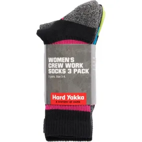 Hard Yakka Crew 3 Pack Work Sock