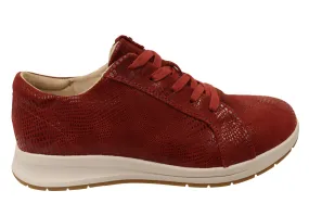 Revere Athens Womens Comfortable Supportive Leather Lace Up Shoes