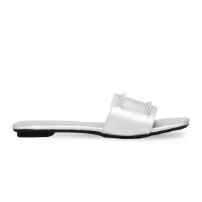 Silver Casual Slipper CL1795