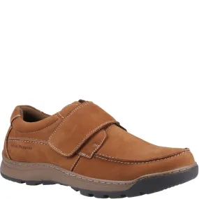 Tan Nubuck Casper Touch Fastening Shoes